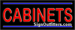 Cabinets Neon Sign - Regular Design