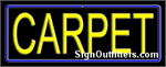 Carpet with Border Neon Sign - Regular Design