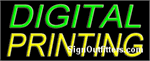 Digital Printing Neon Sign - Regular Design