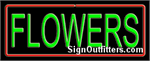 Flowers Neon Sign - Regular Design