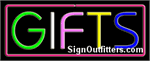 Gifts with Border Neon Sign - Regular Design