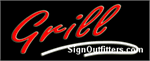 Grill Neon Sign - Regular Design