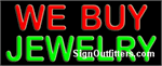 We Buy Jewelry Neon Sign - Regular Design