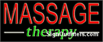 Massage Therapy Neon Sign - Regular Design