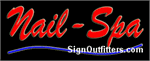 Nail-Spa Neon Sign - Regular Design