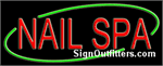 Nail Spa Neon Sign - Regular Design