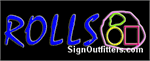 Rolls Neon Sign - Regular Design
