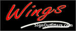 Wings Neon Sign - Regular Design