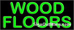 Wood Floors Neon Sign - Regular Design