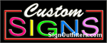 Custom Signs Neon Sign - Regular Design