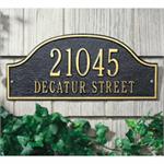 Admiral Standard Address Plaque Wall Sign - 2 Lines