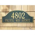 Admiral Estate Address Plaque Wall Sign - Two Line