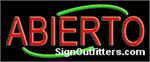 Abierto Neon Sign - Economically Priced