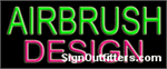 Airbrush Design Neon Sign - Economically Priced