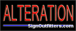 Alteration Neon Sign - Economically Priced