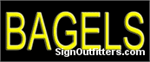 Bagels Neon Sign - Economically Priced