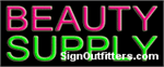 Beauty Supply Neon Sign - Economically Priced