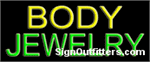 Body Jewelry Neon Sign - Economically Priced