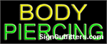 Body Piercing Neon Sign - Economically Priced