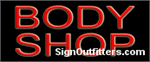 Body Shop Neon Sign - Economically Priced