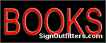 Books Neon Sign - Economically Priced