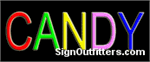 Candy Neon Sign - Economically Priced