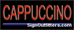 Cappuccino Neon Sign - Economically Priced