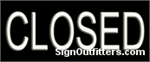 Closed Neon Sign - Economically Priced