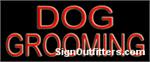 Dog Grooming Neon Sign - Economically Priced