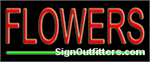 Flowers Neon Sign - Economically Priced