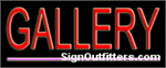 Gallery Neon Sign - Economically Priced