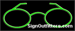 Glasses Neon Sign - Economically Priced