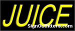 Juice Neon Sign - Economically Priced