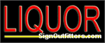 Liquor Neon Sign - Economically Priced
