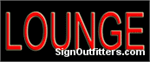 Lounge Neon Sign - Economically Priced
