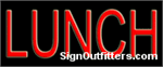 Lunch Neon Sign - Economically Priced