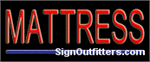 Mattress Neon Sign - Economically Priced
