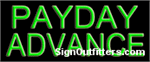 Payday Advance Neon Sign - Economically Priced