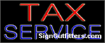 Tax Service Neon Sign - Economically Priced