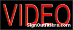 Video Neon Sign - Economically Priced