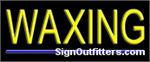 Waxing Neon Sign - Economically Priced