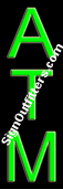 ATM Neon Sign - Vertical Design - Economically Priced