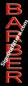 Barber Neon Sign - Vertical Design - Economically Priced