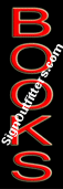 Books Neon Sign - Vertical Design - Economically Priced