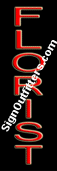 Florist Neon Sign - Vertical Design - Economically Priced