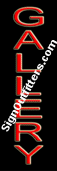 Gallery Neon Sign - Vertical Design - Economically Priced