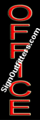 Office Neon Sign - Vertical Design - Economically Priced