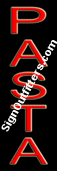 Pasta Neon Sign - Vertical Design - Economically Priced