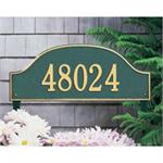 Admiral Estate Address Plaque Lawn Sign - 1 Line