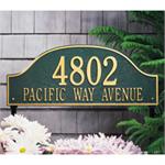 Admiral Estate Address Plaque Lawn Sign - 2 Lines
